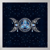 Poster Triquetra Triquetra Triple Lune avec Pierre Lune (Devant)