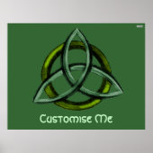Poster Triquetra (vert) (Devant)