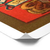 Poster Tris Conférencier Red Sox Baseball 1911 (Coin)