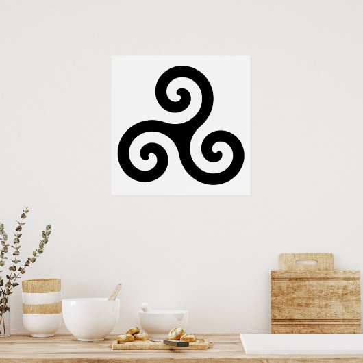 Poster Triskelion (Cuisine)