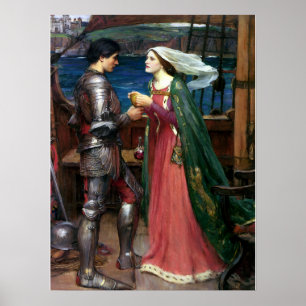 Poster Tristan et Iseult par John William Waterhouse