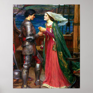 Poster Tristan et Iseult, vers 1916 par John Waterhouse