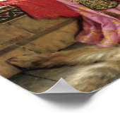 Poster Tristan & Iseult par Edmund Leighton 1902 (Coin)