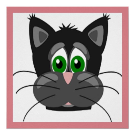 POSTER TRISTE CAT (Devant)