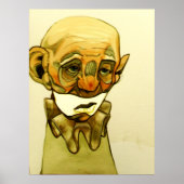 Poster triste clown (Devant)