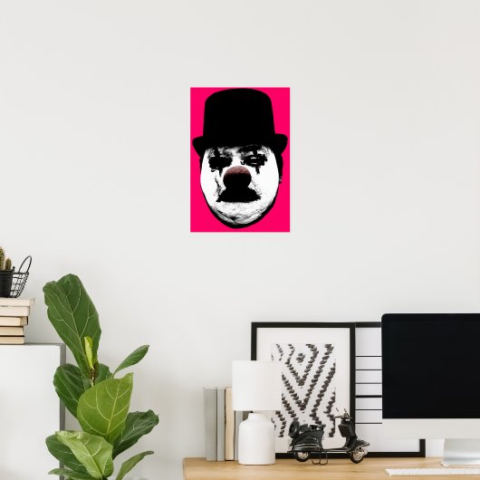 Poster Triste clown (Bureau à domicile)