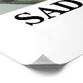 POSTER TRISTE HEURE POUR L'AMÉRIQUE. (Coin)