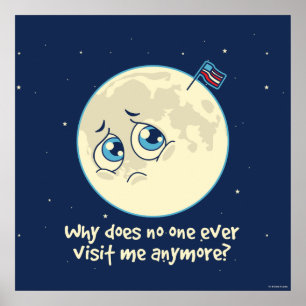 Poster Triste Lune