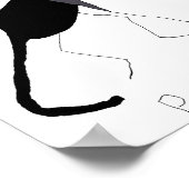 Poster Triste singe en bas de l'affiche de sa chance (Coin)