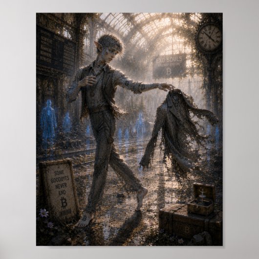 Poster Tristesse / Danseur Lent / Gare (Devant)