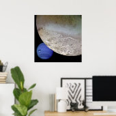 Poster Triton avec Neptune (Bureau à domicile)