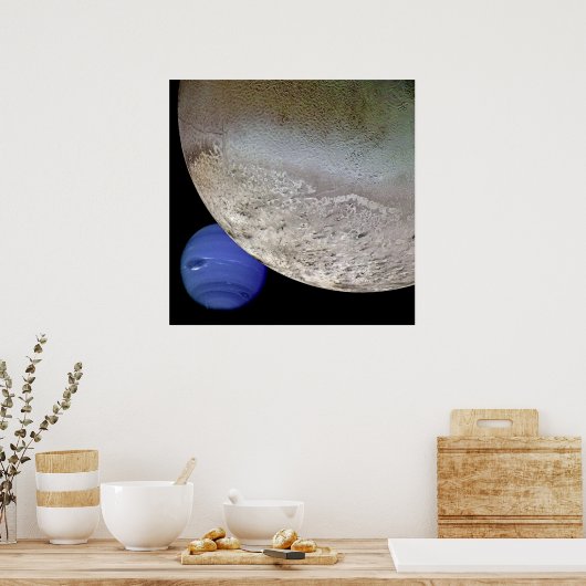 Poster Triton avec Neptune (Cuisine)