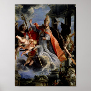 Poster Triumph de St Augustine 1664