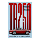 Poster Triumph TR250 (Devant)