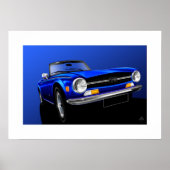 Poster Triumph TR6 (Devant)