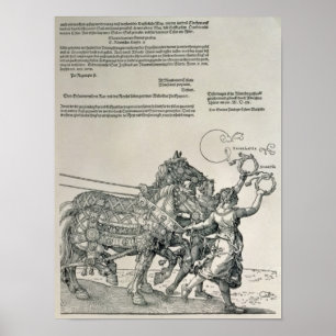 Poster Triumphal Chariot de l'empereur Maximilien Ier