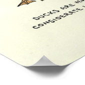 Poster trivia de canard (Coin)