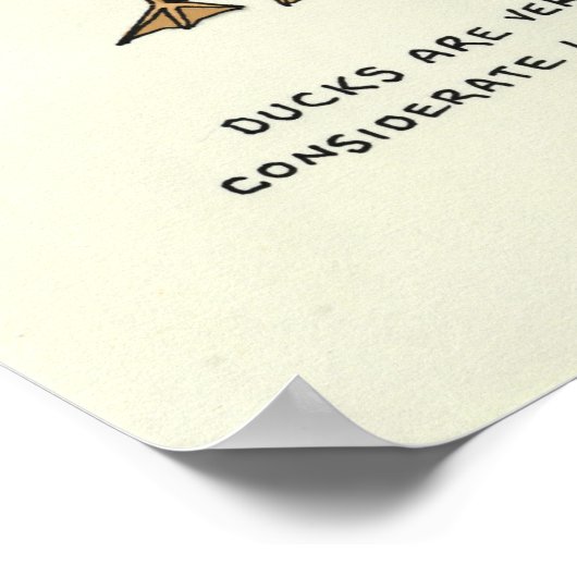 Poster trivia de canard (Coin)