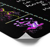 Poster Trivia de l'année de naissance 1960 sur Noir (Coin)