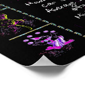 Poster Trivia de l'année de naissance 1993 sur le noir (Coin)