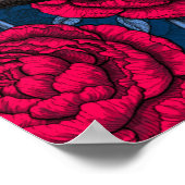 Poster Troglodytes dans les pivoines (Coin)