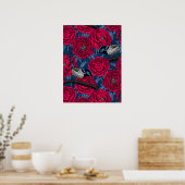 Poster Troglodytes dans les pivoines (Cuisine)