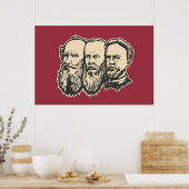 Poster Troïka russe : Tolstoï, Dostoïevski, Chekhov (Cuisine)