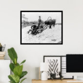 Poster Troika Travel in Russia 1880 (Bureau à domicile)