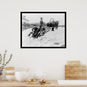 Poster Troika Travel in Russia 1880 (Cuisine)