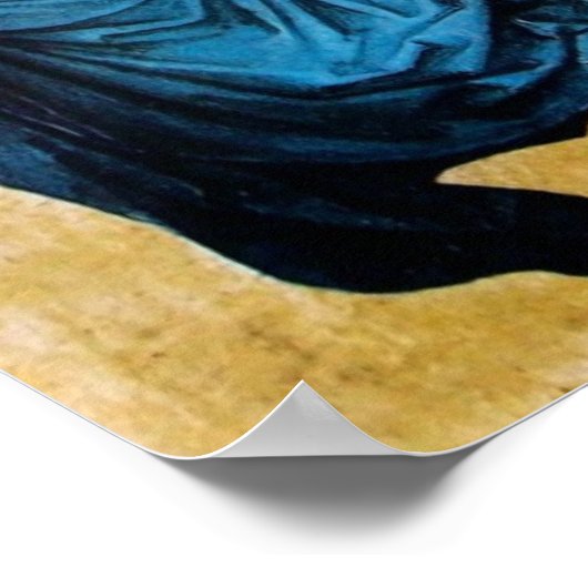 POSTER TROIS ANGES EN BLEU (Coin)