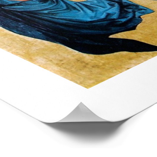 POSTER TROIS ANGES EN BLEU (Coin)