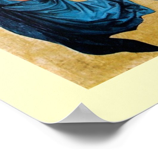 POSTER TROIS ANGES EN BLEU (Coin)