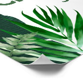 Poster Trois anniversaires de enfants de la jungle sauvag (Coin)