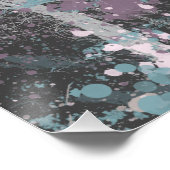 Poster Trois Arbres Abstrait (Coin)