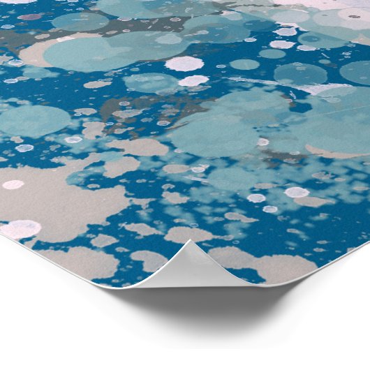 Poster Trois arbres Abstraits (Coin)