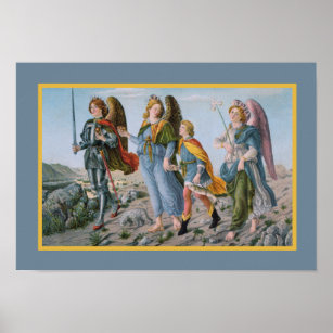 Poster Trois archanges et Tobias (M 017)