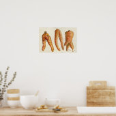 Poster Trois carottes folles (Cuisine)