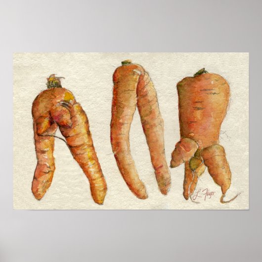 Poster Trois carottes folles (Devant)