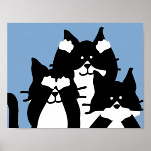 Poster Trois cercueils de sagesse en groupe