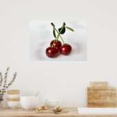 Poster trois cerises aigre (Cuisine)