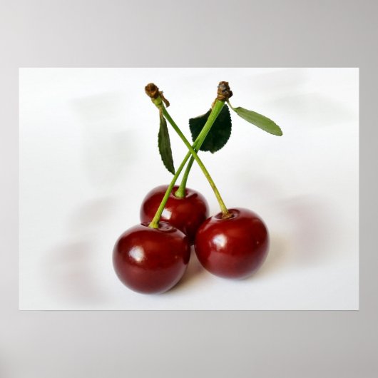 Poster trois cerises aigre (Devant)