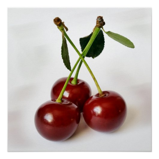 Poster trois cerises aigre (Devant)