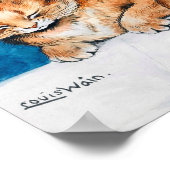 Poster Trois Chatons, Chat, Louis Wain (Coin)