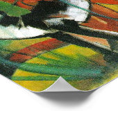 Poster Trois chats par Franz Marc (Coin)