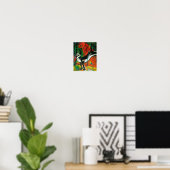 Poster Trois chats par Franz Marc (Bureau à domicile)