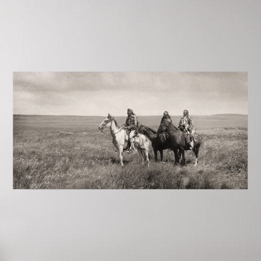 Poster Trois chefs Blackfoot (Devant)