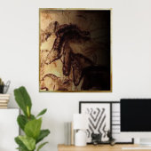 Poster Trois chevaux de Lascaux (Bureau à domicile)