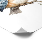 Poster Trois Chouettes Sages (Coin)