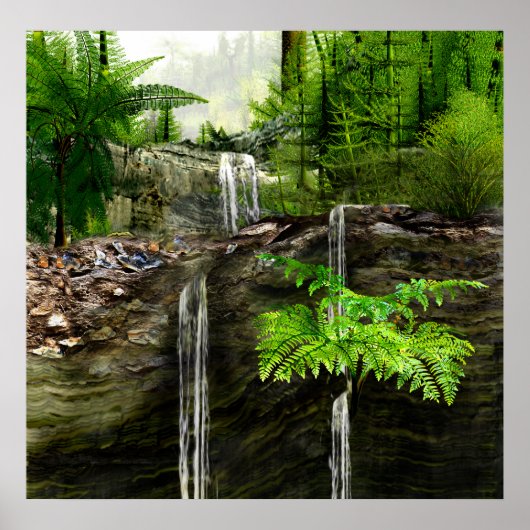 Poster Trois chutes d'eau (Devant)