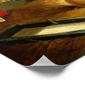 Poster Trois cochons avec Château dans l'Arrière - plan (Coin)